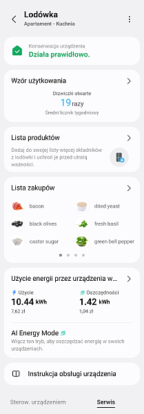 Energia w urządzeniach RTV i AGD aplikacja SmartThings